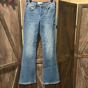 Stylish Blue Flare Women's Jeans